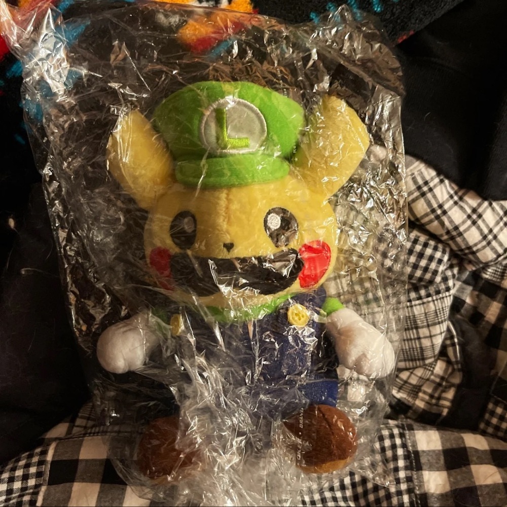 Luigi Pikachu Plush